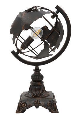Stolna lampa World Industry, Tamno smeđa