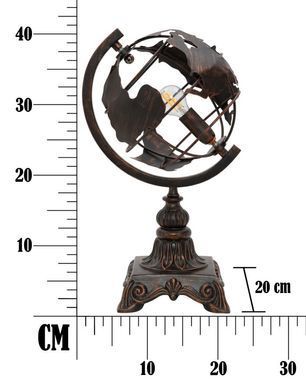 Stolna lampa World Industry, Tamno smeđa
