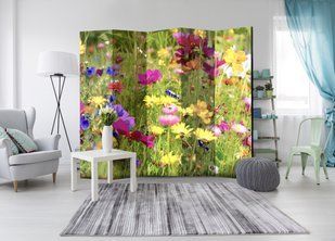 Paravan - Summer Flowers II, &Scaron;arena, Jednostrani