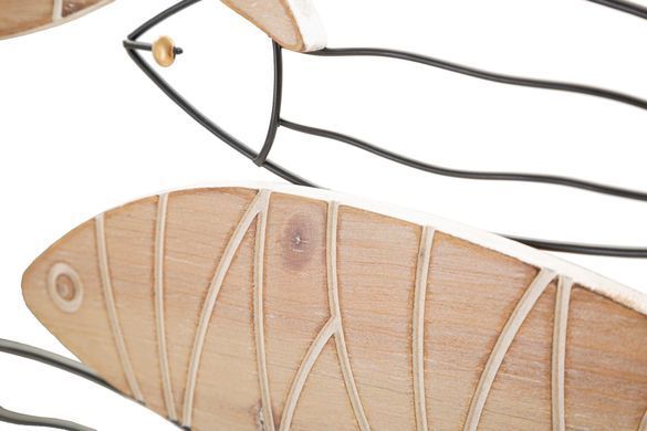Zidni ukras Fish, Bež