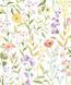 Tapeta Fleurs Des Champs 4 boje, Krema, Le Beau Jardin
