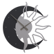 Zidni sat Sun and Moon 2 boje, Crna
