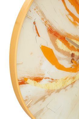 Stenska ura Glass Toply, Večbarvna
