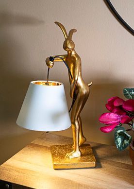 Stolna lampa Rabbit Stand, Zlatna