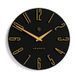 Zidni sat Empire State Black, Crna