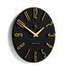 Zidni sat Empire State Black, Crna