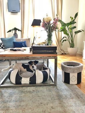 Krevet Monte Carlo Black, Crno-bijela, S
