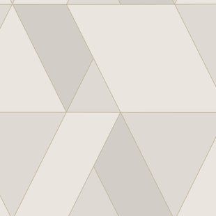 Tapeta Perception Tangram 7 boja, Bež, Perception