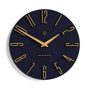 Zidni sat Empire State Petrol Blue, Modra