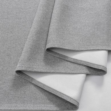 Zavjese u setu Blackout Canvas Grey (2 kom) 135x250, Siva