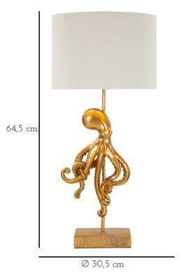 Stolna lampa Octopus Gold, Zlatna