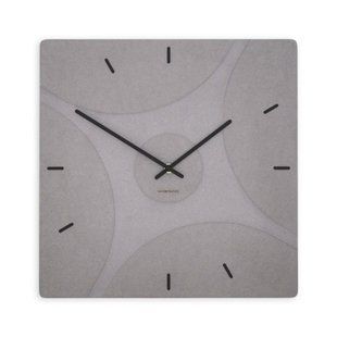 Zidni sat Luxhora Quadriva Light Grey 11 boja kazaljki, Crna