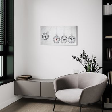 Zidni sat Orologio da taschino, Siva, 70 cm x 140 cm
