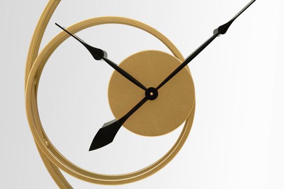 Zidno ogledalo With Clock, Zlatna, Okrugli