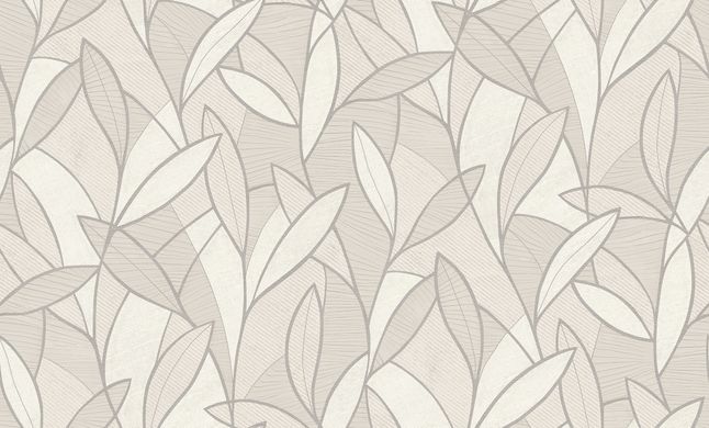 Tapeta Allure Carved Leaf (5 barv), Bela, Zbirka Allure