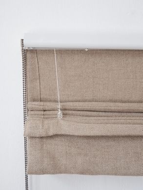 Rimska zavesa &scaron;ir. 120 cm Linen Rustic, Bež, Desno, 140 cm