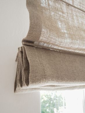 Rimska zavesa &scaron;ir. 120 cm Linen Rustic, Bež, Desno, 140 cm