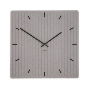 Zidni sat Luxhora Lineara Light Grey 11 boja kazaljki, Crna