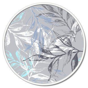 Zidni ukras Sfondo grigio, Siva, promjer - 60 cm
