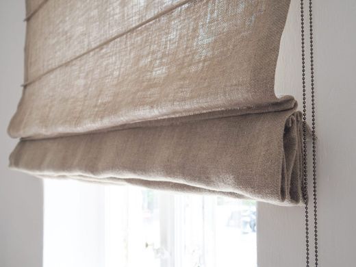 Rimska zavesa &scaron;ir. 120 cm Linen Rustic, Bež, Desno, 140 cm