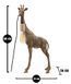 Stolna lampa Giraffe Small, Smeđa