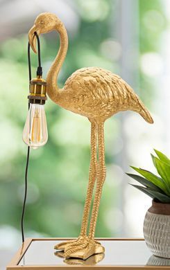 Namizna svetilka Flamingo, Zlate