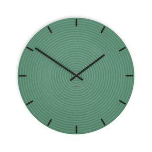 Stenska ura Luxhora Concentra Mint Green 11 barv kazalcev, Črna
