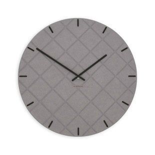 Stenska ura Luxhora Mosaida Light Grey 11 barv kazalcev, Črna
