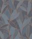 Tapeta Allure Carved Leaf (5 barv), Temno modra, Zbirka Allure