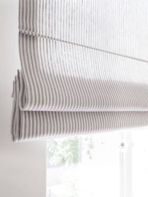 Rimska zavjesa &scaron;ir. 180 cm Heavy Stripes Linen, Siva, Desno, Prema prostoru, 180 cm