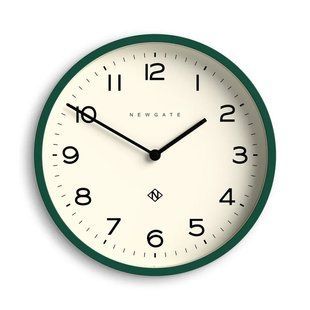 Stenska ura Echo Number Four Eden Green , Temno zelena, premer - 30 cm