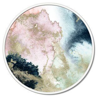 Zidni ukras Macchie di colore, &Scaron;arena, promjer - 60 cm