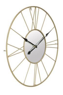 Zidni sat With Mirror Glam Stick, Zlatna