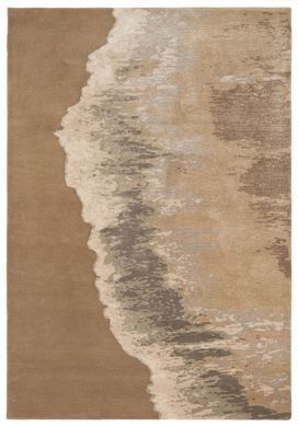 Volnena Preproga Waterwave, Bež, 160x230 cm, Handmade