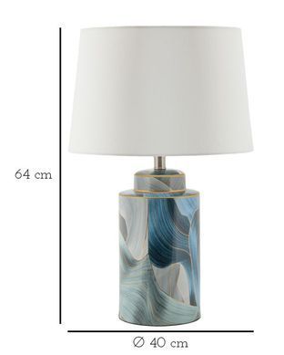 Namizna svetilka Ceramic Elegant, Večbarvna