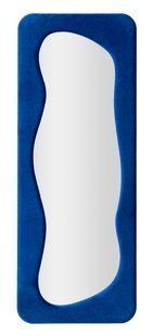 Stensko ogledalo Theodor Blue, Modra, Pravokotni