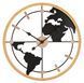 Zidni sat World New, Crna