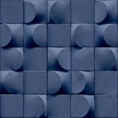 Tapete Affinity 3D Blocks (4 Farben), Blau, Affinity-Kollektion