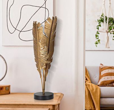 Stolna lampa Palm, Zlatna
