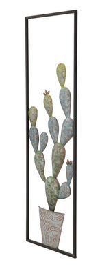 Zidni ukras Cactus Frame -A-, Zelena