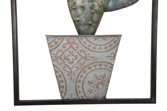 Zidni ukras Cactus Frame -A-, Zelena