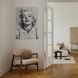 Stenska dekoracija Monroe, Bela, 70 cm x 100 cm