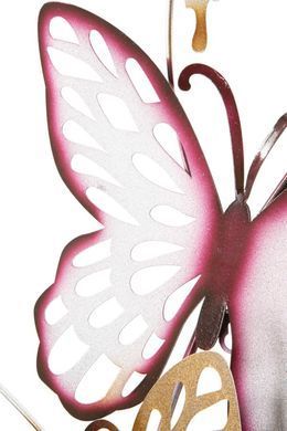 Stenska dekoracija Butterflies Oro/Bordeaux C, Večbarvna