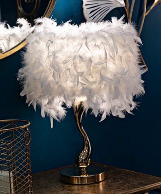 Stolna lampa Cart White, Bijela