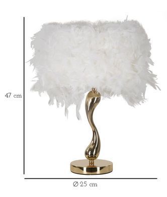 Stolna lampa Cart White, Bijela