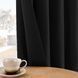 Zavjese u setu EFE MAT Black (2 kom) 135x260, Crna