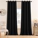 Zavjese u setu EFE MAT Black (2 kom) 135x260, Crna