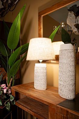 Stolna lampa Polyresin Nairobi, Krema