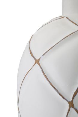 Stolna lampa Polyresin Lines, Krema