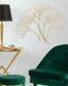 Stenska dekoracija Glam Leaf, Zlate